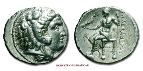 Il tetradramma di Alessandro Magno proposto dalla Moruzzi Numismatica
