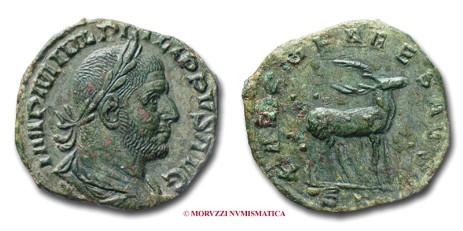 Le monete di Filippo l'Arabo proposte dalla Moruzzi Numismatica