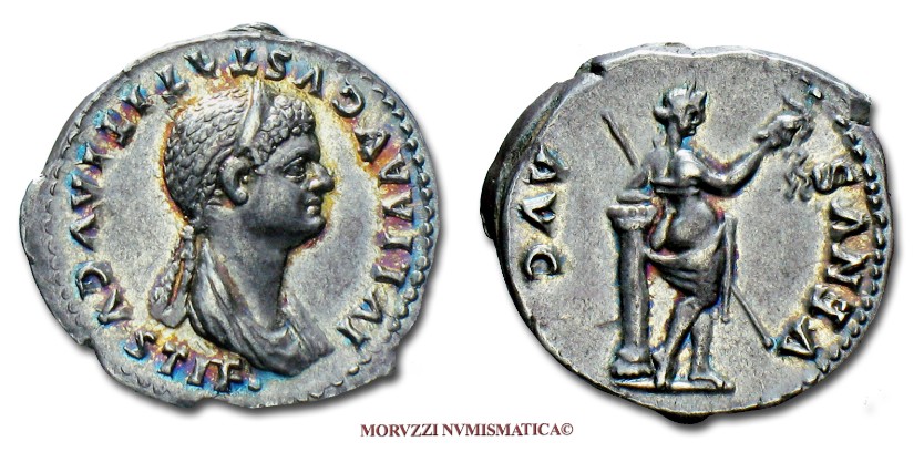 moneta di Giulia Titi, monete di Giulia Titi, denario di Giulia Titi, denari di Giulia Titi, moneta romana imperiale, monete romane imperiali, moneta romana, monete romane, moneta antica, monete antiche, numismatica