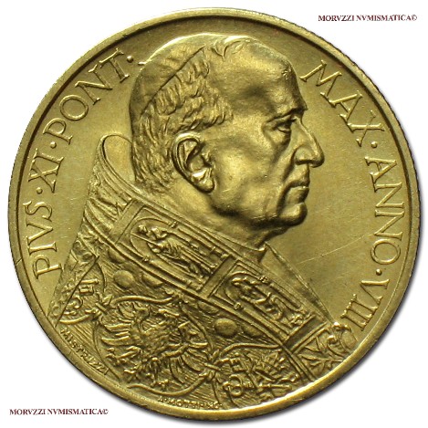 moneta, monete, moneta vaticana, monete vaticane, moneta pio xi, monete pio xi, 100 lire pio xi, numismatica