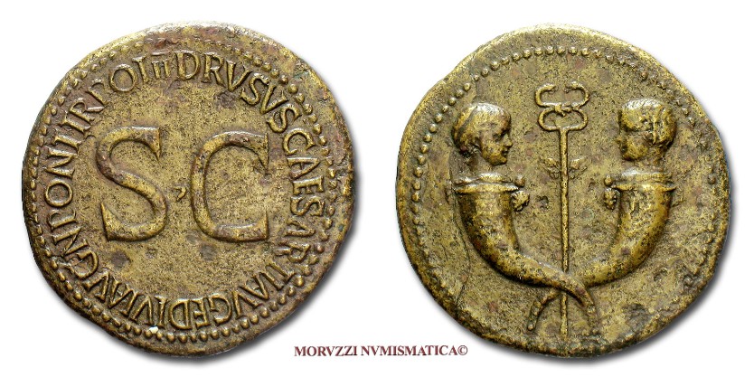 moneta di Druso Minore, monete di Druso Minore, sesterzio di Druso Minore, sesterzi di Druso Minore, moneta romana imperiale, monete romane imperiali, moneta romana, monete romane, moneta antica, monete antiche, numismatica