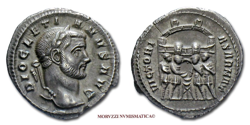 moneta di Diocleziano, monete di Diocleziano, argenteo di Diocleziano, argentei di Diocleziano, moneta romana imperiale, monete romane imperiali, moneta romana, monete romane, moneta antica, monete antiche, numismatica