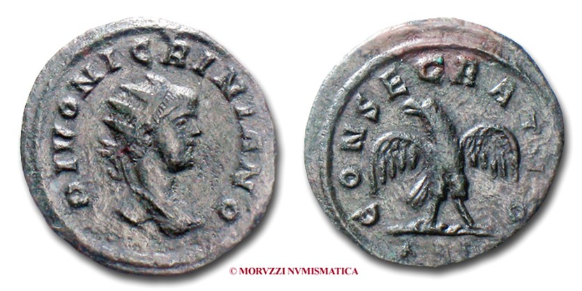 moneta di Nigriniano, monete di Nigriniano, antoniniano di Nigriniano, antoniniani di Nigriniano, moneta romana imperiale, monete romane imperiali, moneta romana, monete romane, moneta antica, monete antiche, numismatica