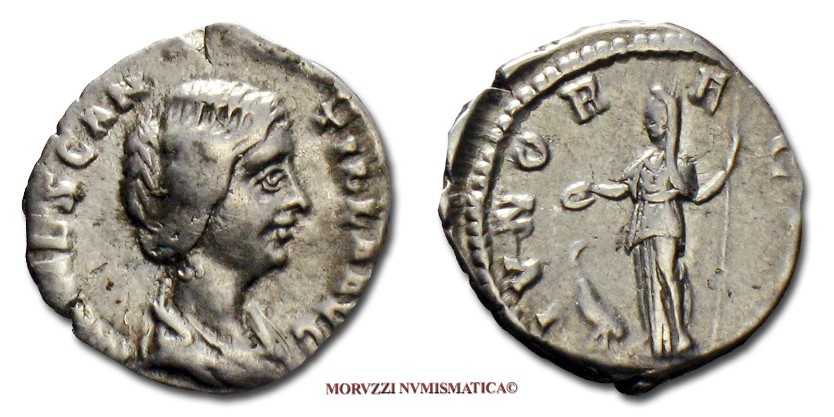 moneta di Manlia Scantilla, monete di Manlia Scantilla, denario di Manlia Scantilla, denari di Manlia Scantilla, moneta romana, monete romane, moneta antica, monete antiche, numismatica