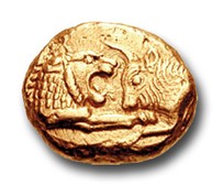 Le prime monete furono coniate in Asia Minore nel VI secolo a.C. in una lega di oro ed argento detta elettro