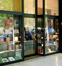 Il negozio della Moruzzi Numismatica di Roma