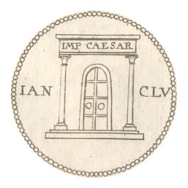 moneta romana imperiale, monete romane imperiali, tempio di giano