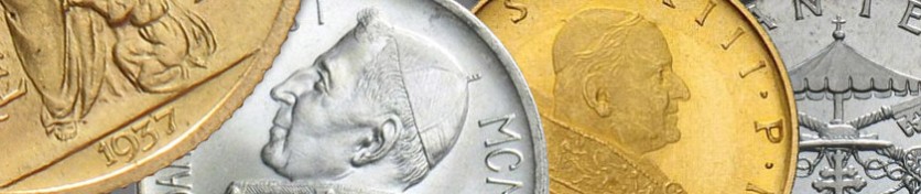 moneta della città del vaticano, monete della Città del Vaticano, moneta vaticana, monete vaticane