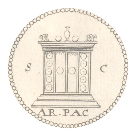 the ara pacis on roman coins