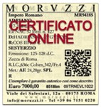 online certification Moruzzi Numismatica