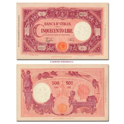 Banconote da Lire 500 tipo "Barbetti"