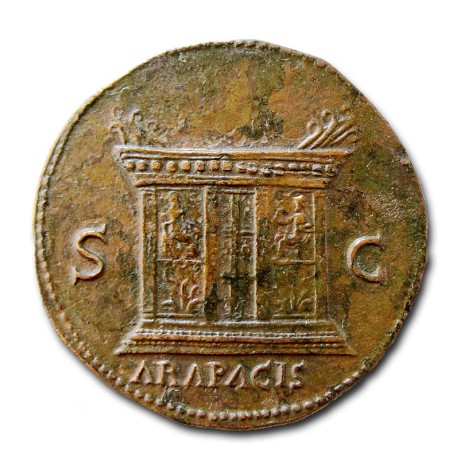 the ara pacis on roman coins