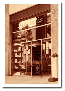 Old shop of Moruzzi Numismatica in Rome