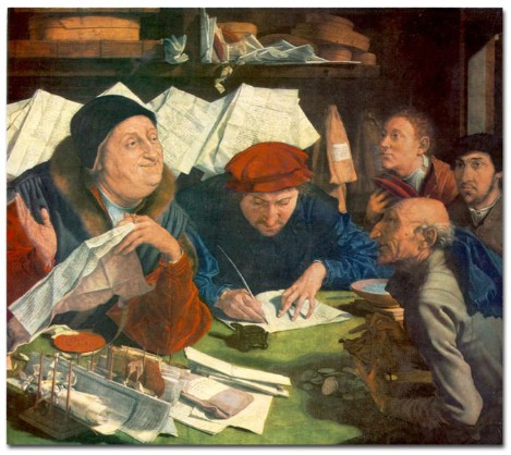 Marinus Van Reymerswaele, The Tax Collectors  - Koninklijk Museum voor Schone Kunsten Antwerpen