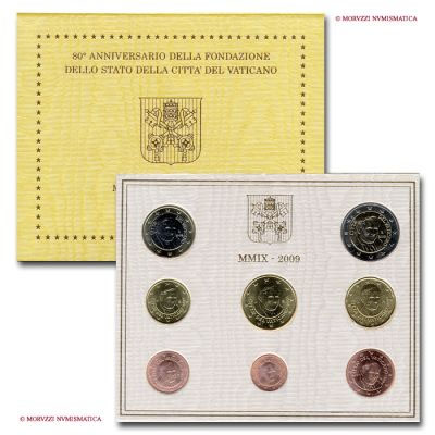 Serie annuale ufficiale del 2009 in FDC della Città del Vaticano